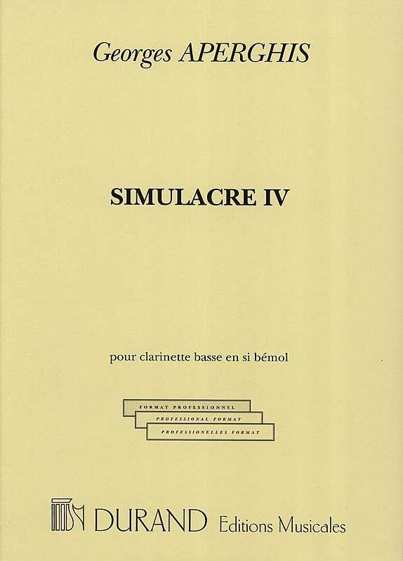 Simulacre Iv Clarinette Basse